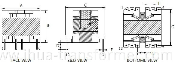 UL-Certified Copper Wire Winding Inductor Differential Mode Inductor for Speaker Voice Coil